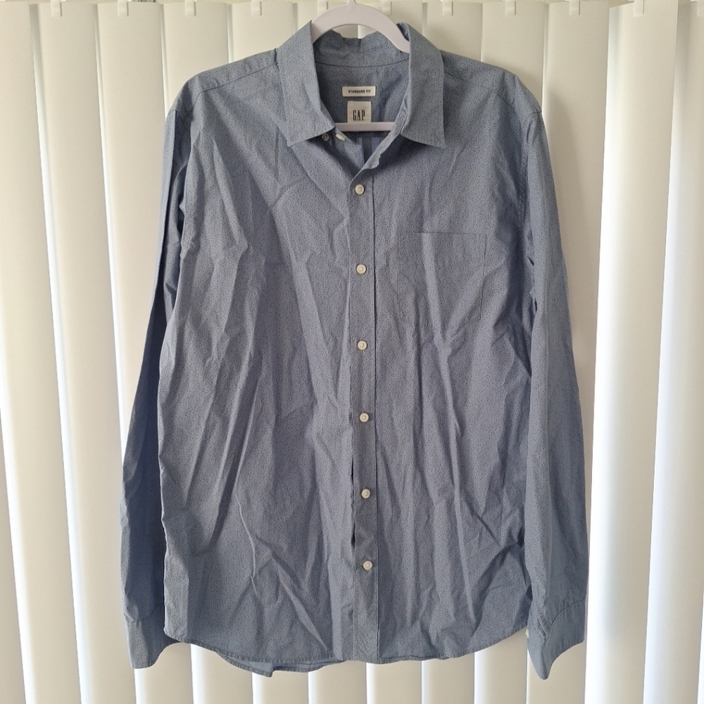 Gap Button Front Long Sleeve Shirt